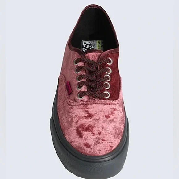 Vans x Alex Knost x Lee-Ann Curren Sneakers Burgundy Red Velvet Suede - Picture 6 of 14